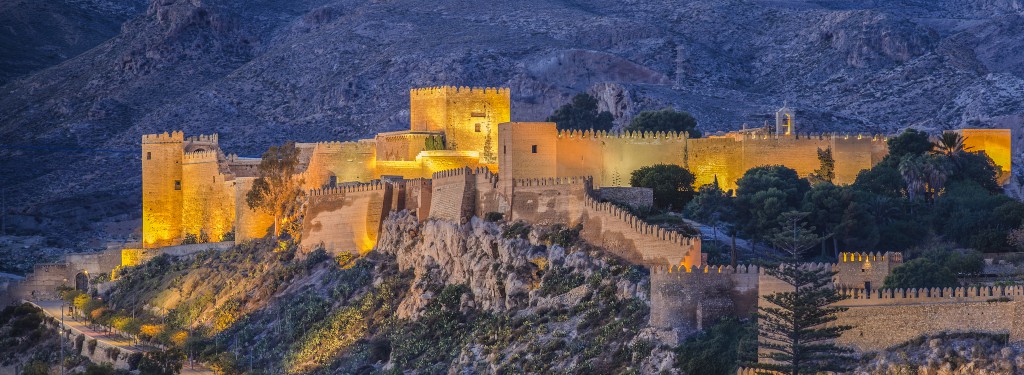 Alcazaba de Almería. Foto vía Oficina de Turismo de Almería. Excursión a Almería