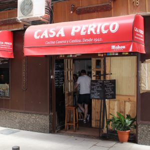 Taberna Restaurante Casa Perico - Tabernas Madrid