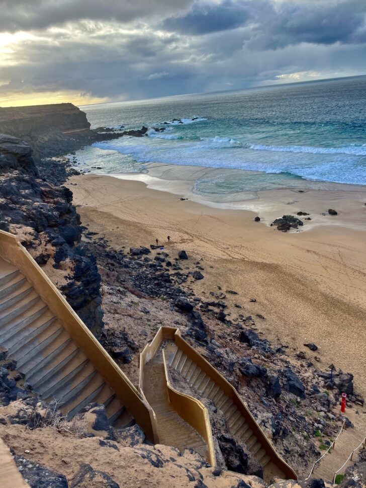 Playa de la Escalera lugares que ver en Fuerteventura