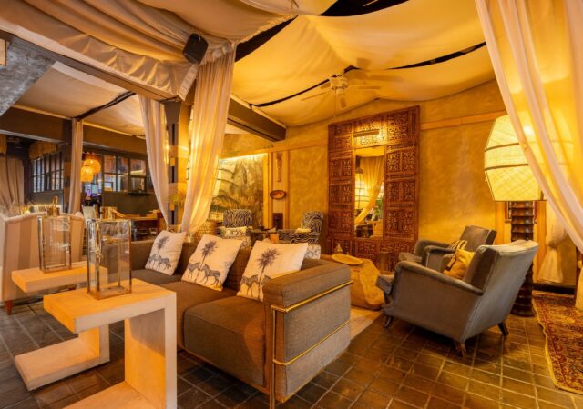 Interior de Life by Abalú Collection, hotel boutique en el centro de Madrid con decoración de inspiración africana